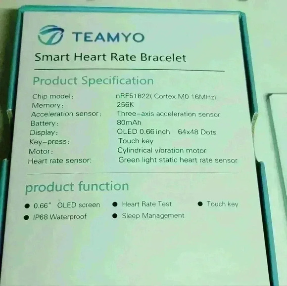 Teamyo Smart Heart Rate Bracelet - Picture 4 of 4